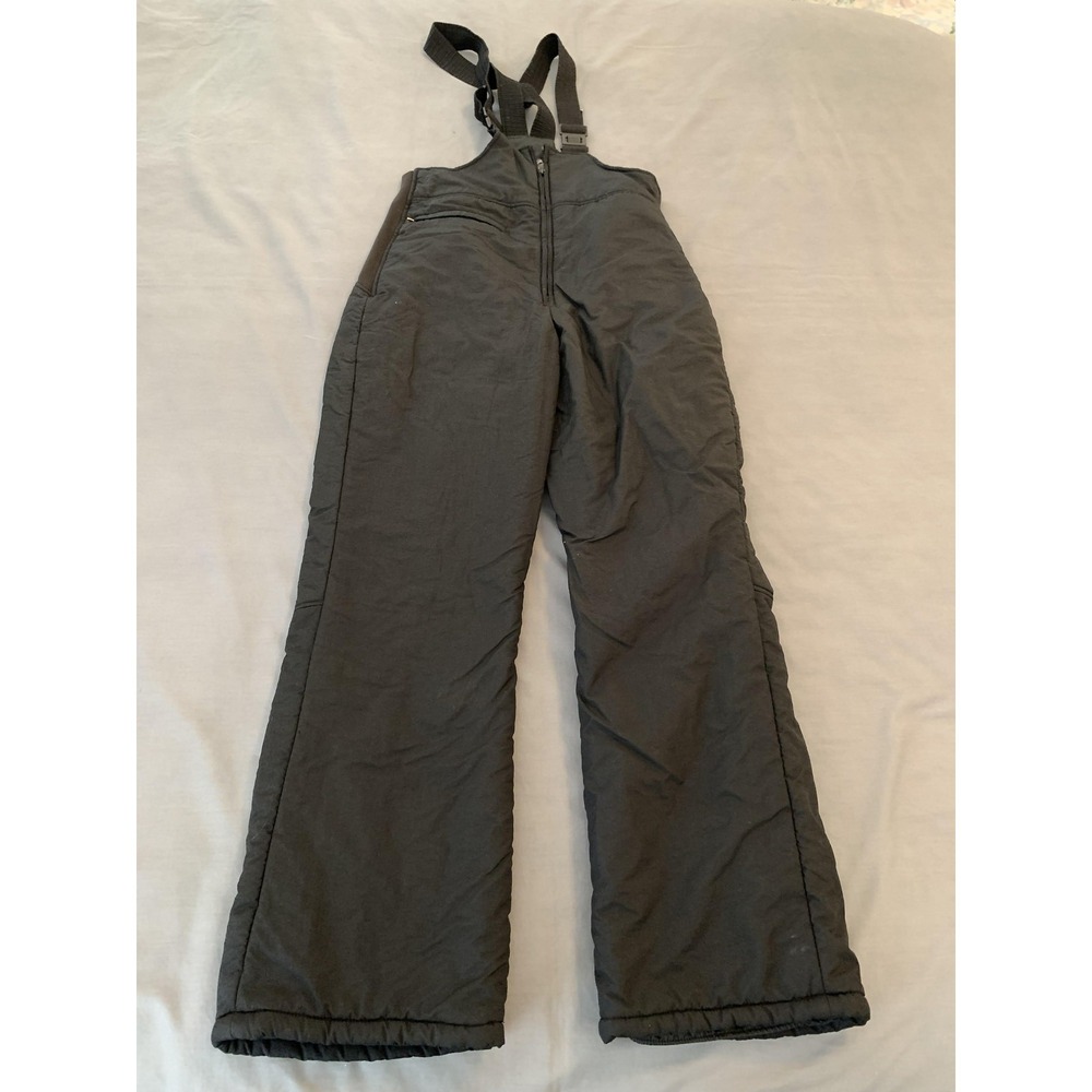 Black Bear Snow Pants Mens 34 Black Insulated Bib Overalls Ski‎ Winter Gear